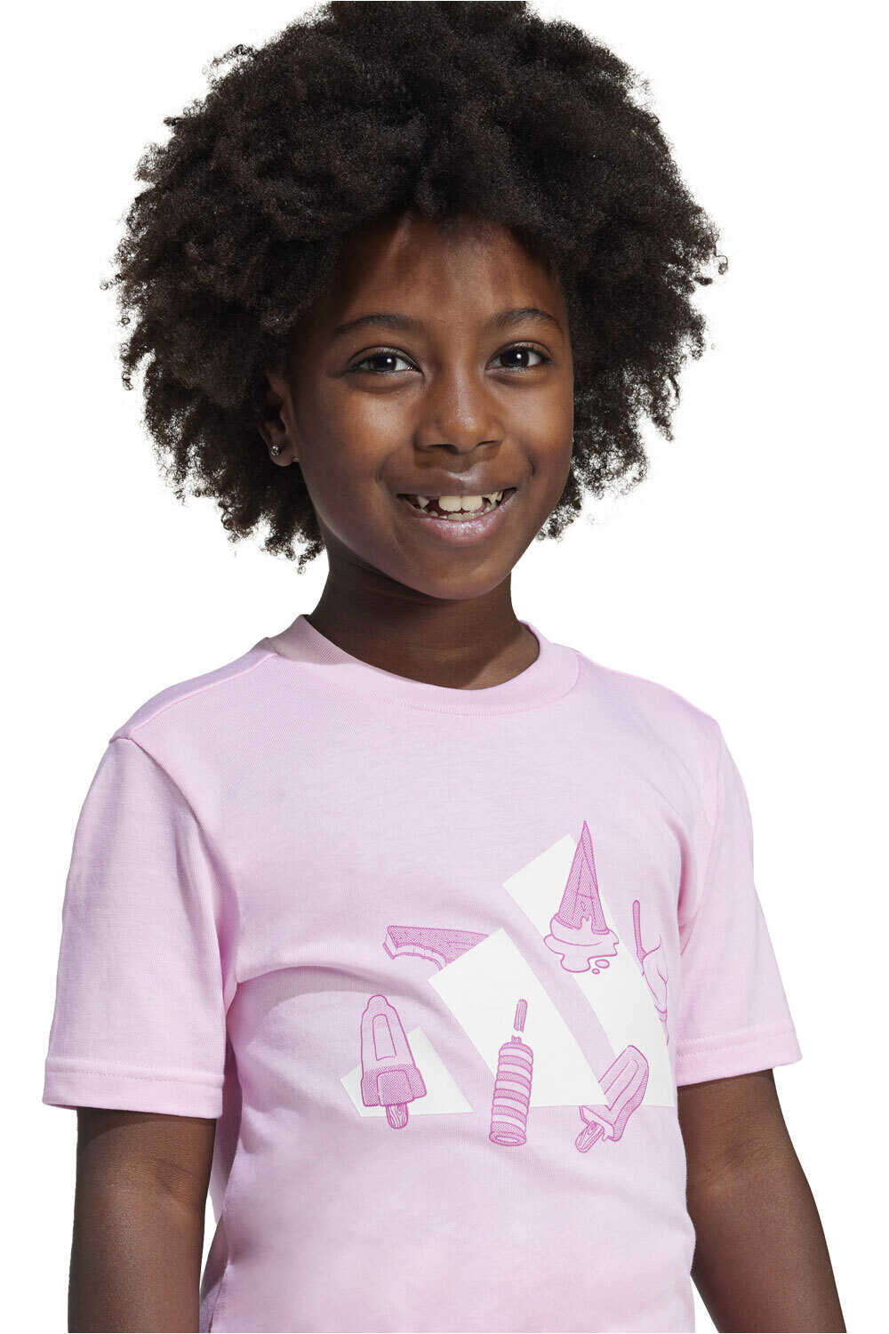 adidas camiseta junior niña LK L ICE TEE vista detalle
