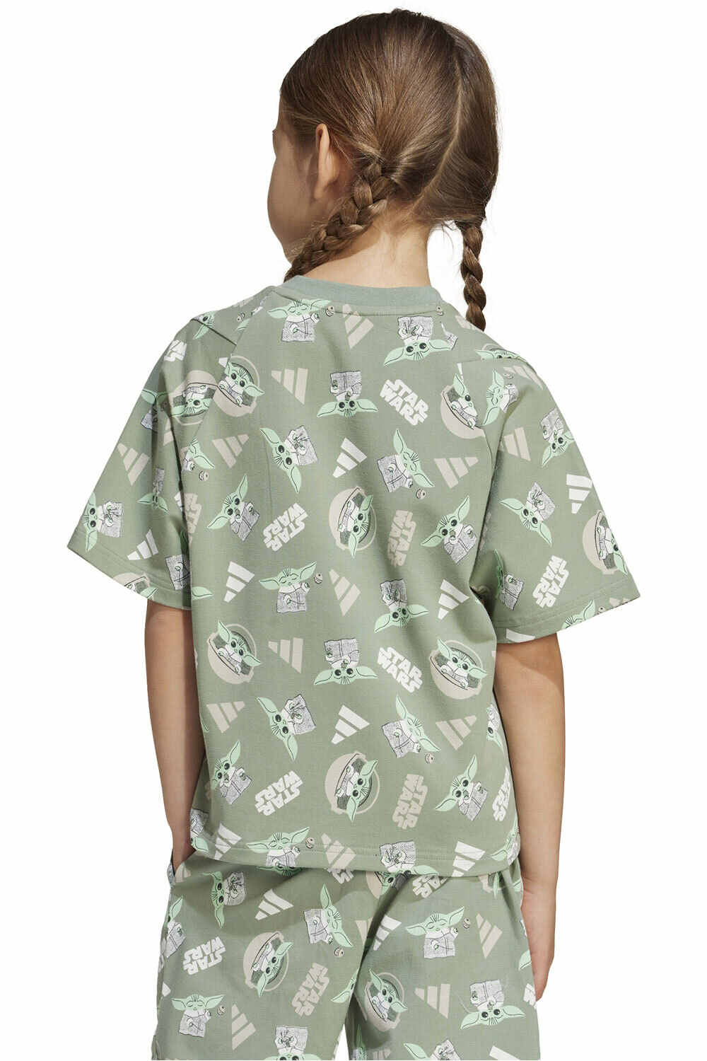 adidas camiseta junior niña LK SW MNDO T vista trasera