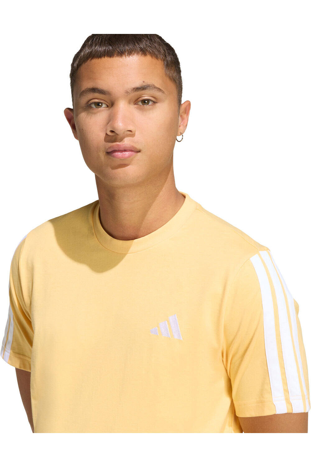 adidas camiseta manga corta hombre 3 BANDAS vista detalle