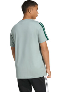 adidas camiseta manga corta hombre 3 BANDAS vista trasera