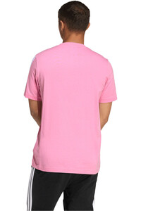 adidas camiseta manga corta hombre 3 BANDAS vista trasera