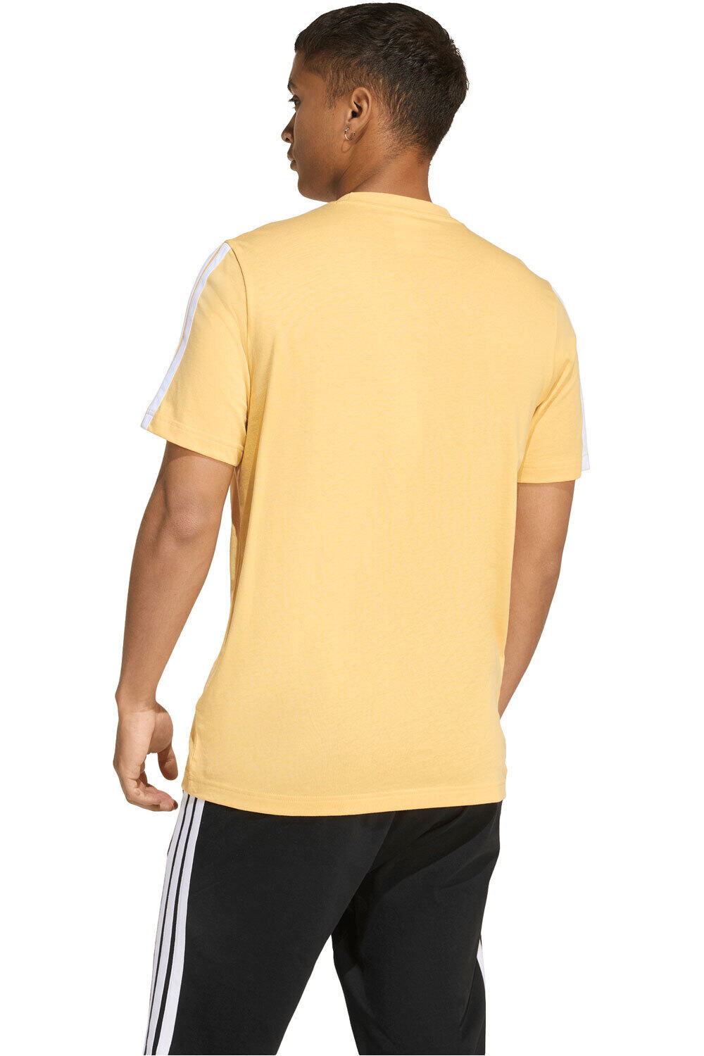 adidas camiseta manga corta hombre 3 BANDAS vista trasera