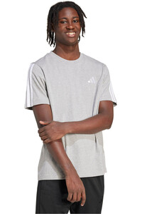 adidas camiseta manga corta hombre 3-STRIPES vista detalle