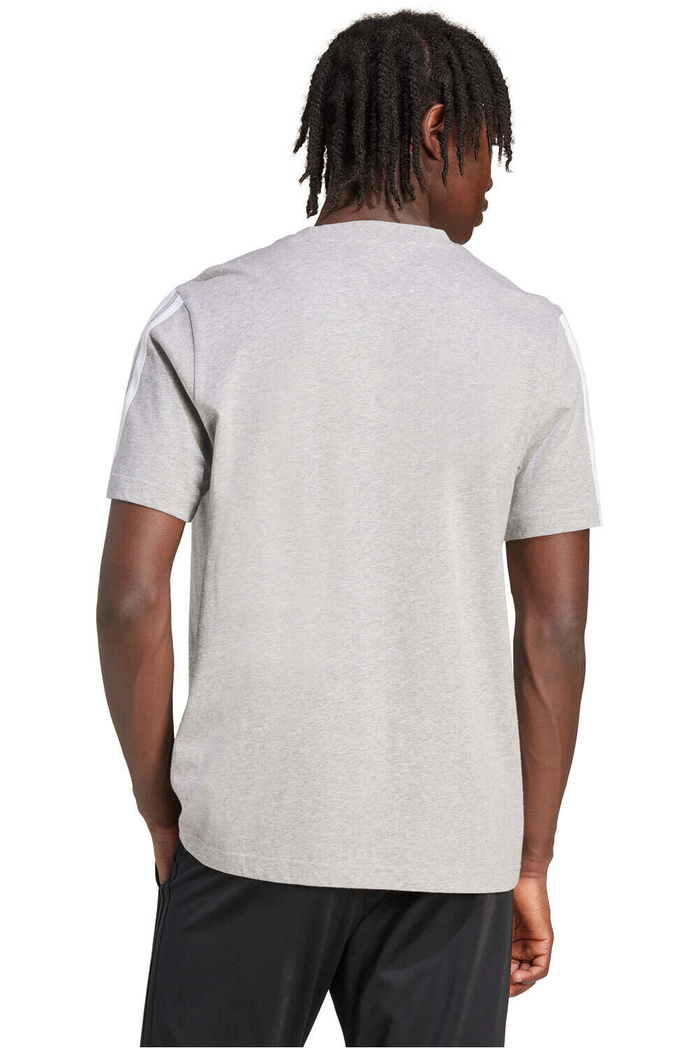adidas camiseta manga corta hombre 3-STRIPES vista trasera