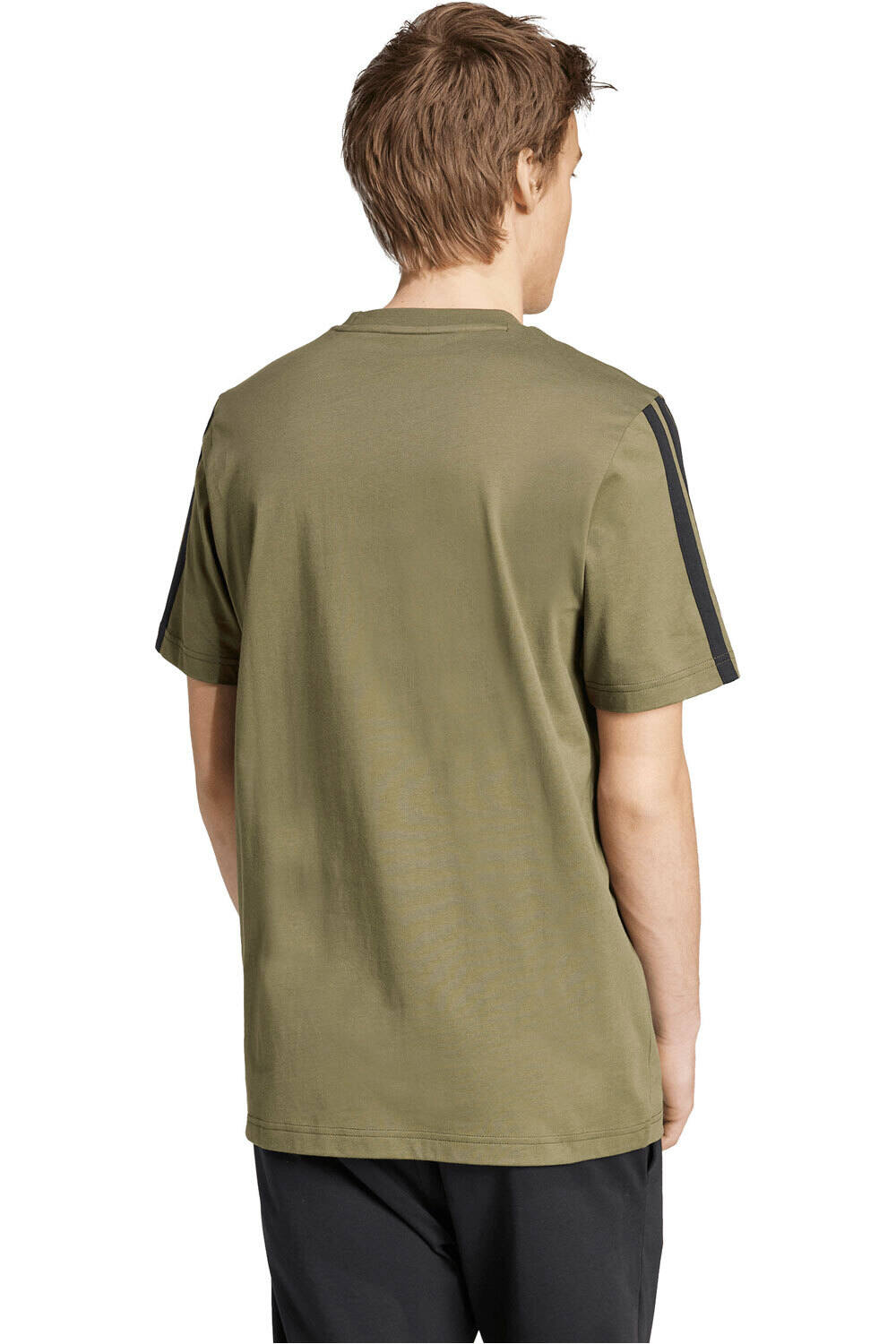 adidas camiseta manga corta hombre 3-STRIPES vista trasera