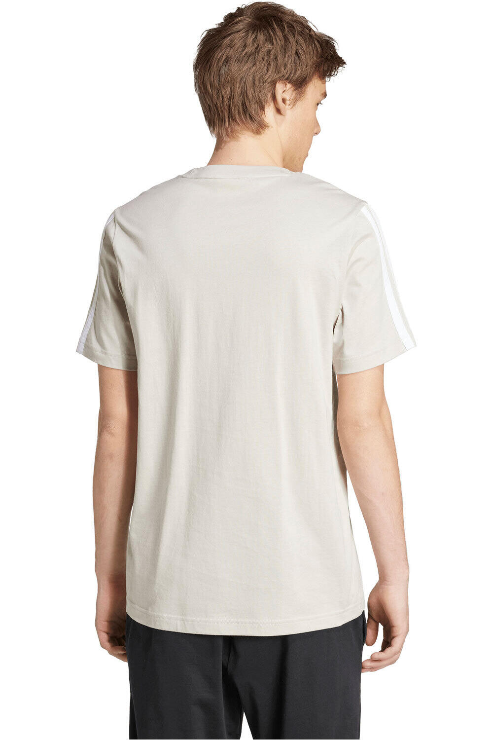 adidas camiseta manga corta hombre 3-STRIPES vista trasera