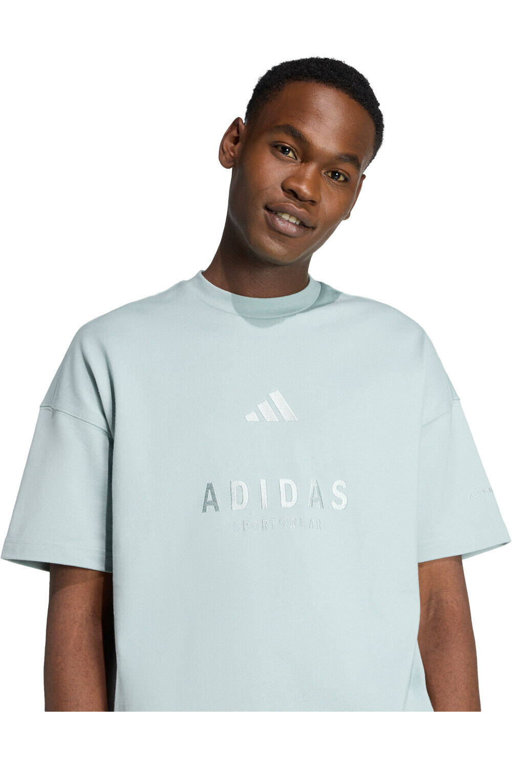 adidas camiseta manga corta hombre ALL SZN vista detalle