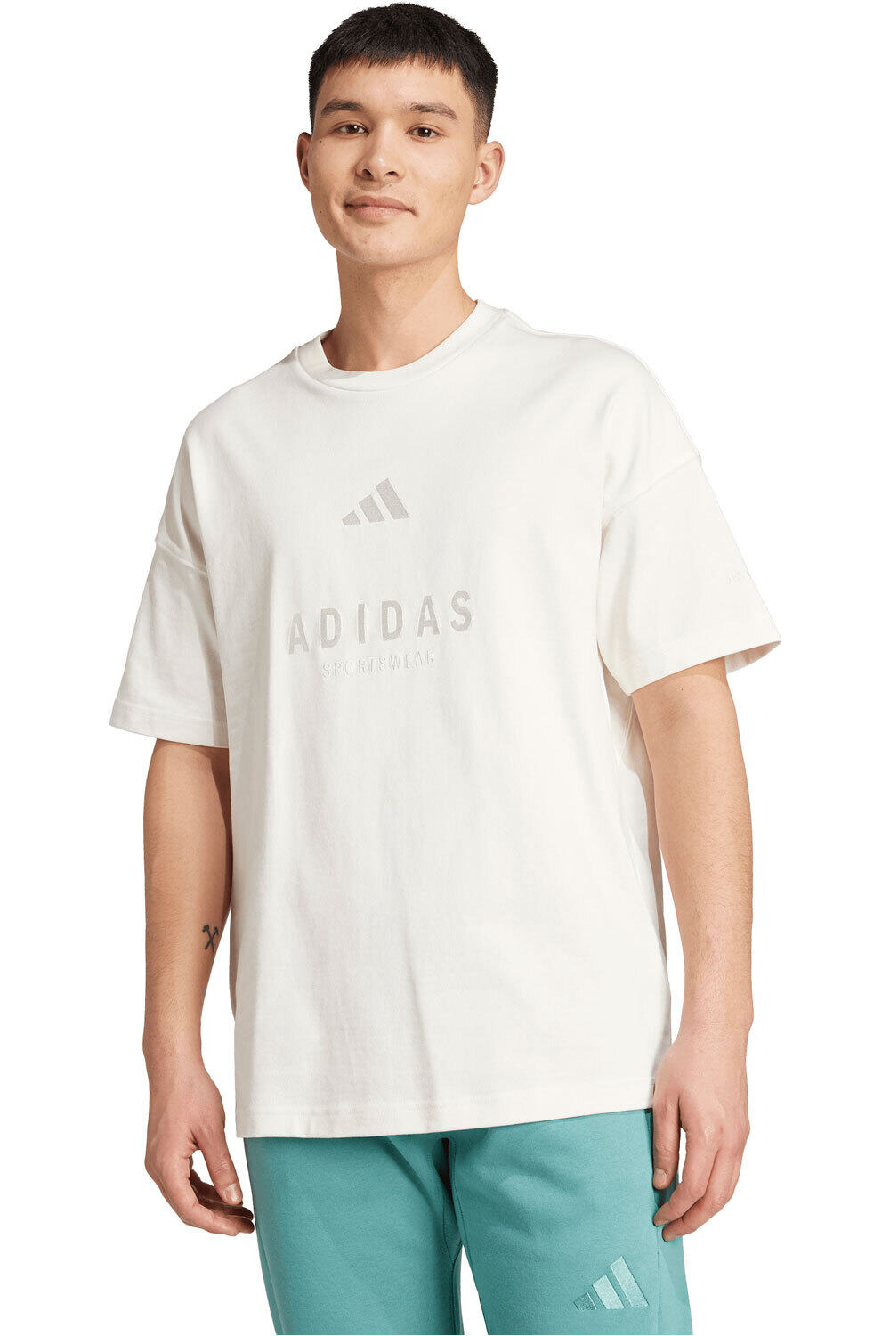 adidas camiseta manga corta hombre ALL SZN vista frontal