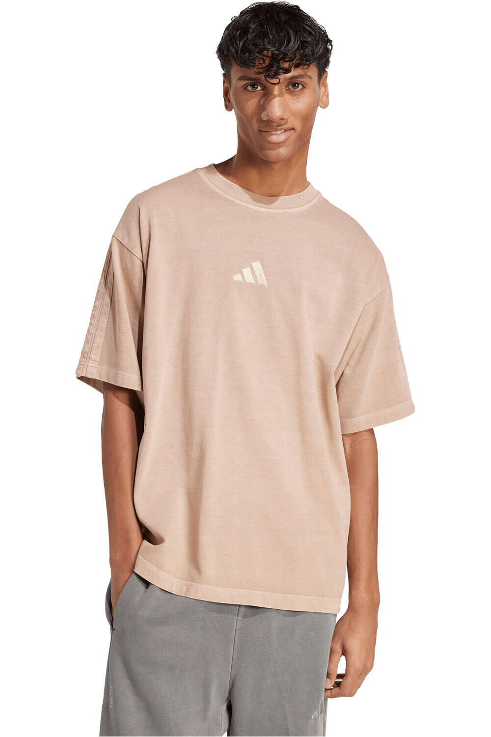 adidas camiseta manga corta hombre ALL SZN WASHED vista frontal