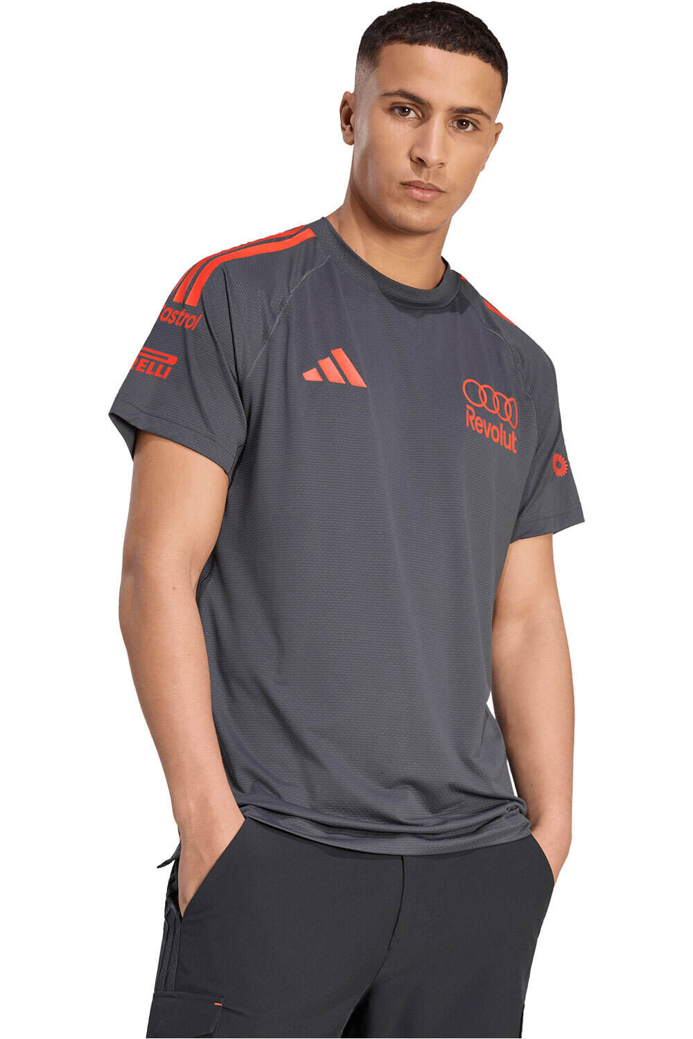 adidas camiseta manga corta hombre AU MC TEE SS M vista frontal