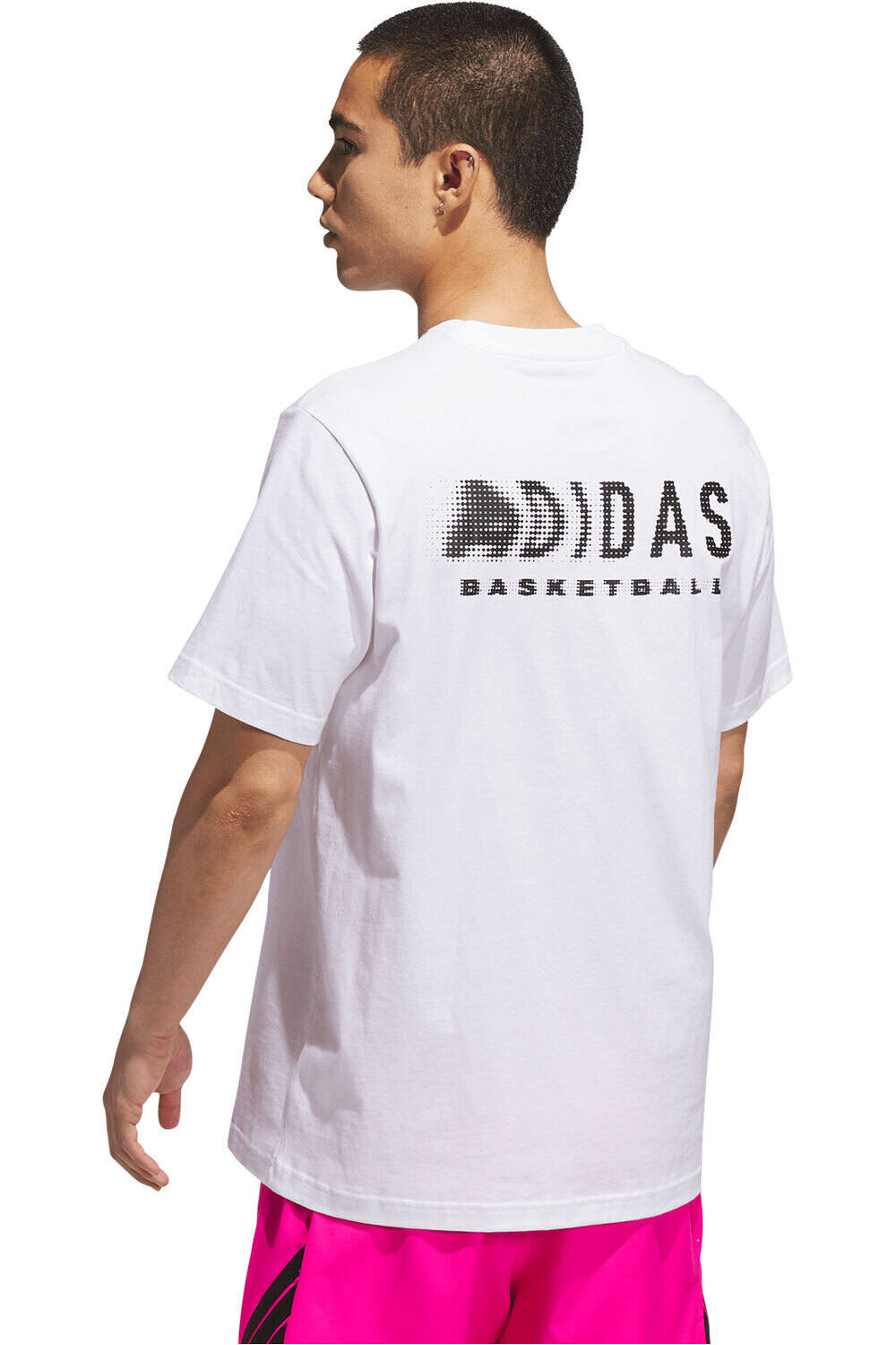 adidas camiseta manga corta hombre BASKETBALL GRAPHIC vista trasera