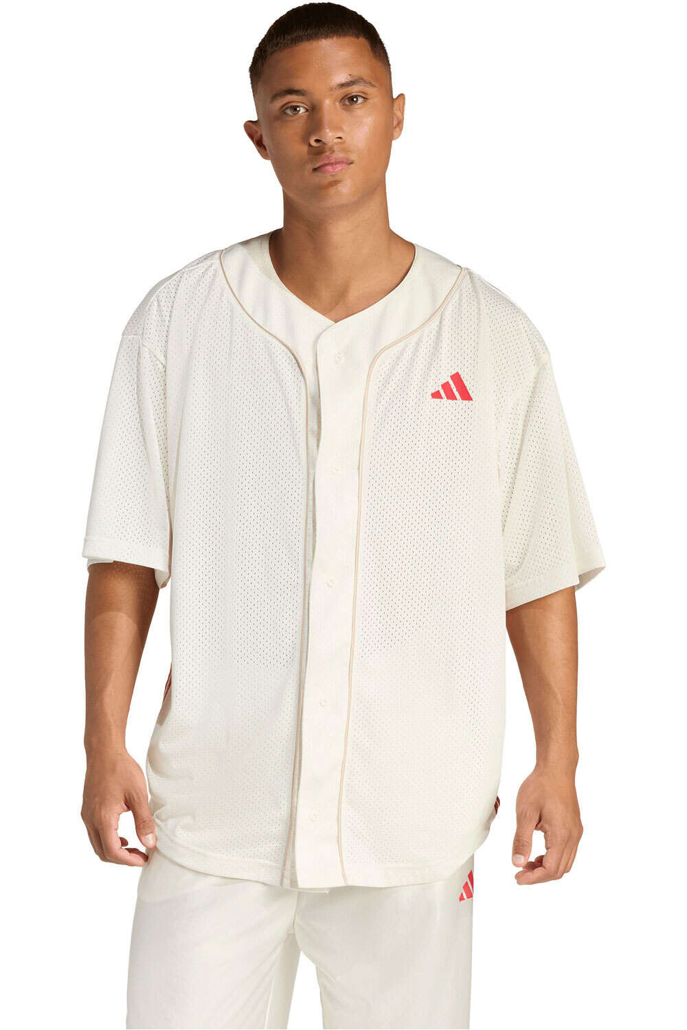 adidas camiseta manga corta hombre BISBOL DE MALLA STADIUM vista frontal