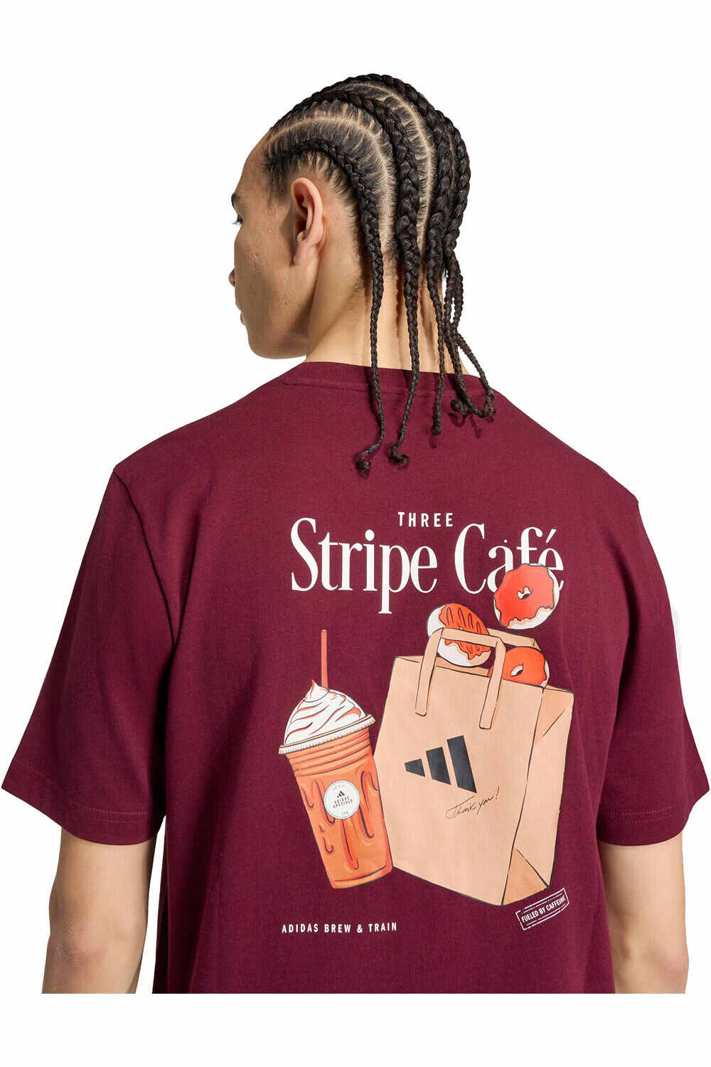 adidas camiseta manga corta hombre CAMISETA COFFEE CAFE DONUT BAG 03