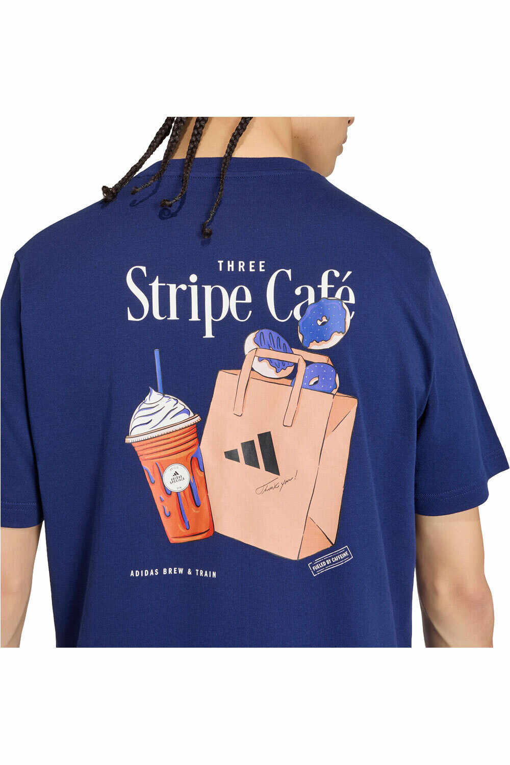 adidas camiseta manga corta hombre Camiseta Coffee Cafe Donut Bag Graphic 03