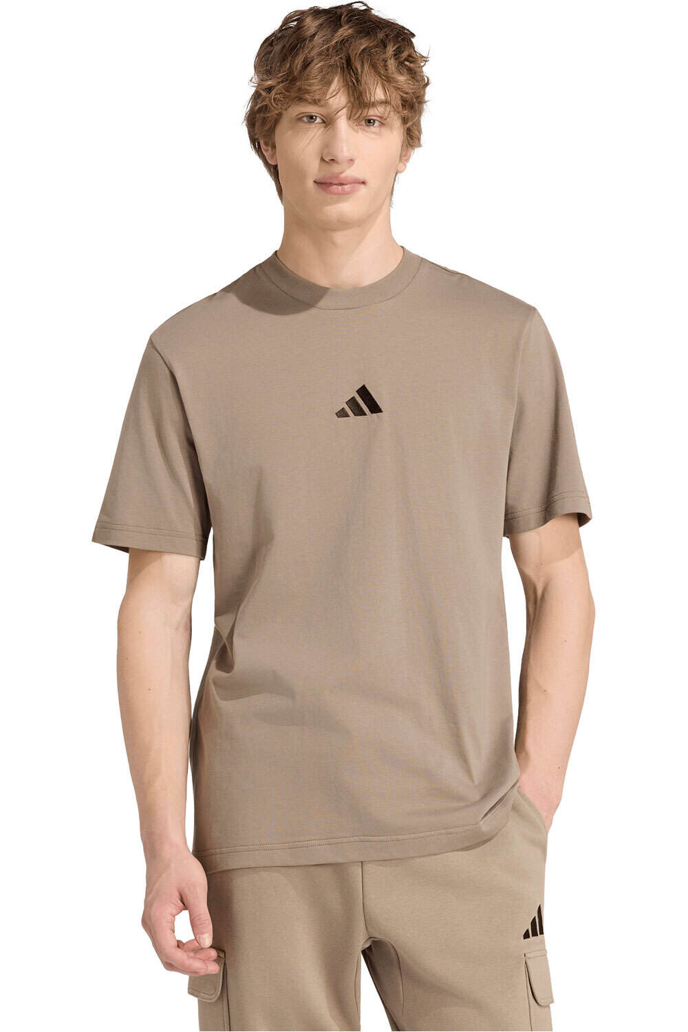 adidas camiseta manga corta hombre Camiseta Essentials Small Logo vista frontal