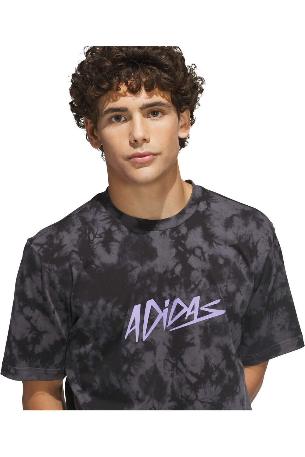 adidas camiseta manga corta hombre Camiseta Estampada Lux Color vista detalle