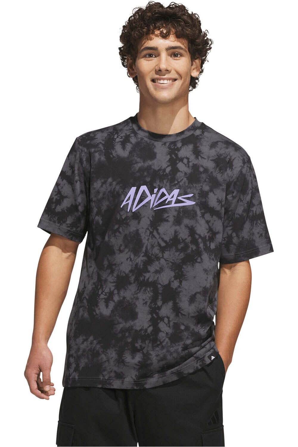 adidas camiseta manga corta hombre Camiseta Estampada Lux Color vista frontal