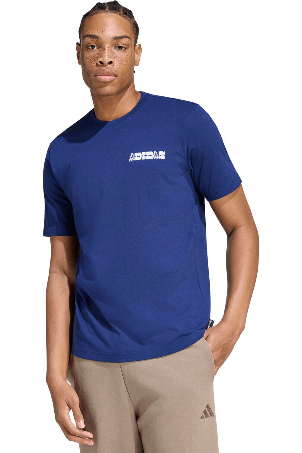 adidas camiseta manga corta hombre CAMISETA ESTAMPADA NOVELTY CARDS vista frontal