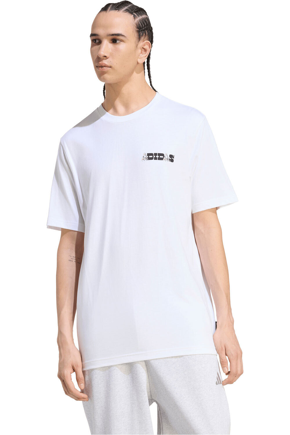 adidas camiseta manga corta hombre CAMISETA ESTAMPADA NOVELTY CARDS vista frontal