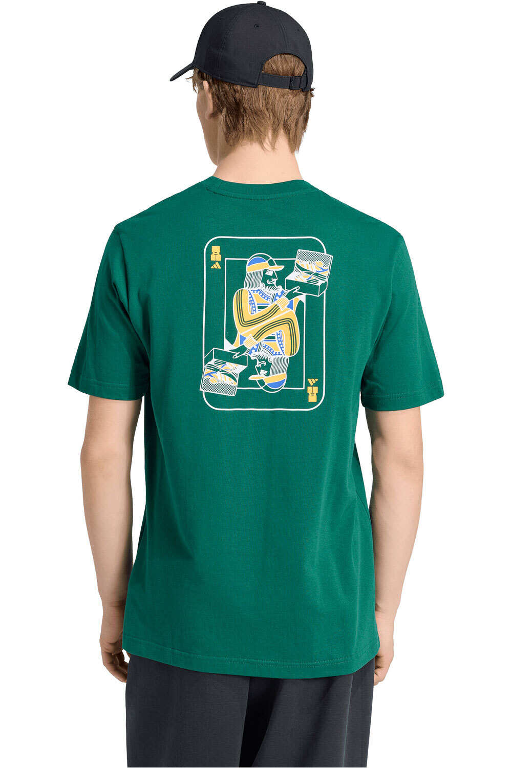 adidas camiseta manga corta hombre CAMISETA ESTAMPADA NOVELTY CARDS vista trasera