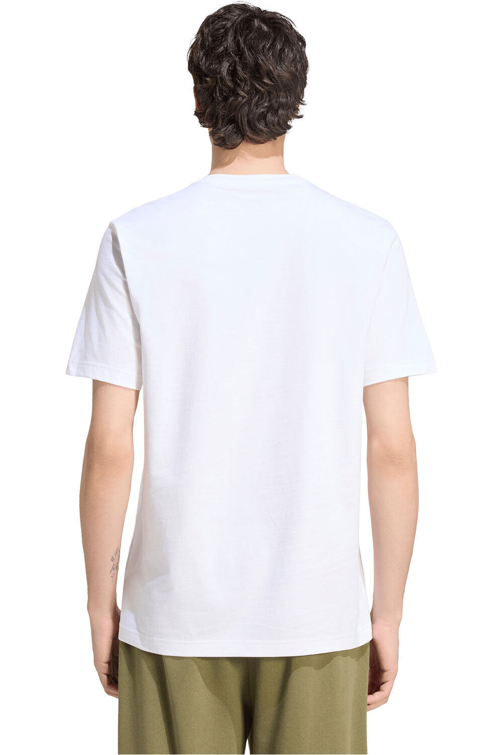 adidas camiseta manga corta hombre CAMISETA LOGO PEQUEO BORDADO CAMO vista trasera