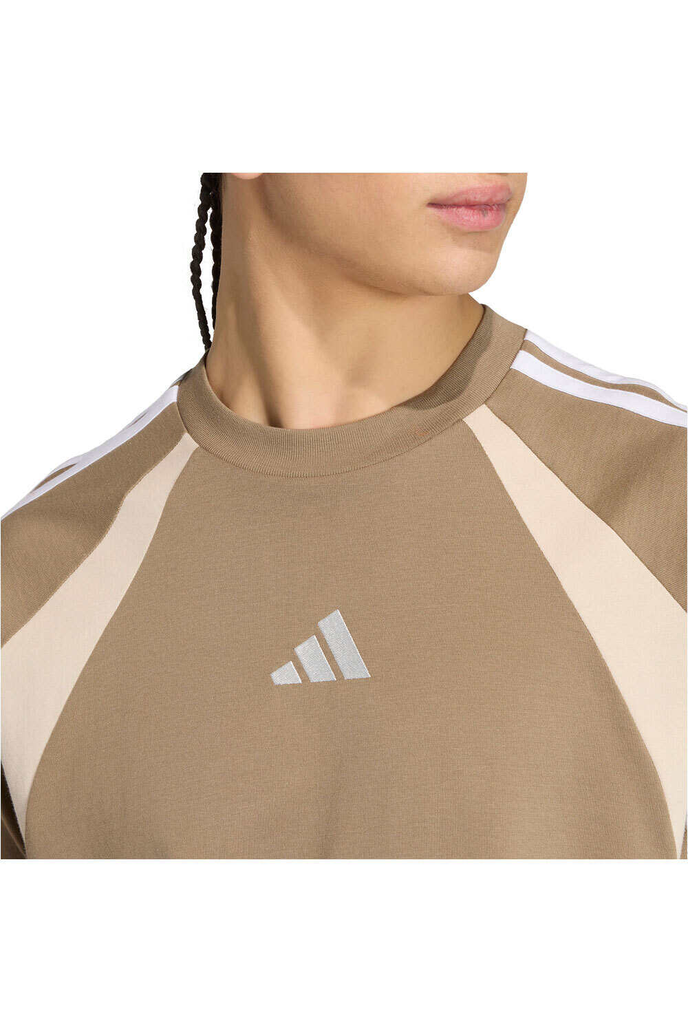 adidas camiseta manga corta hombre Camiseta Seasonal Ess bloques color vista detalle