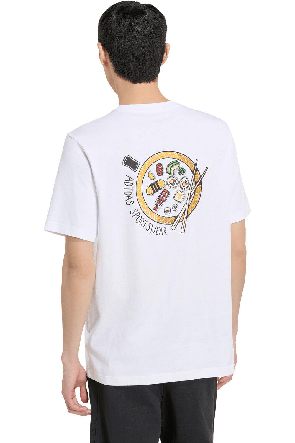 adidas camiseta manga corta hombre CAMISETA SUSHI GRAPHIC vista trasera