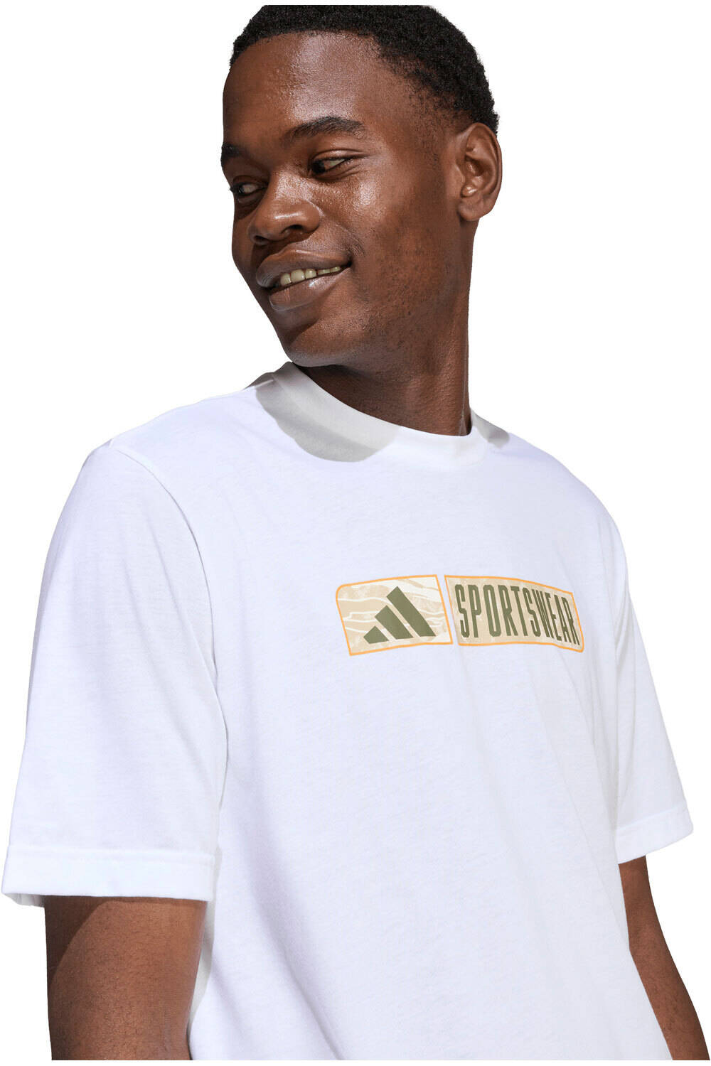 adidas camiseta manga corta hombre CAMUFLAJE CLIMACOOL LINEAR vista detalle