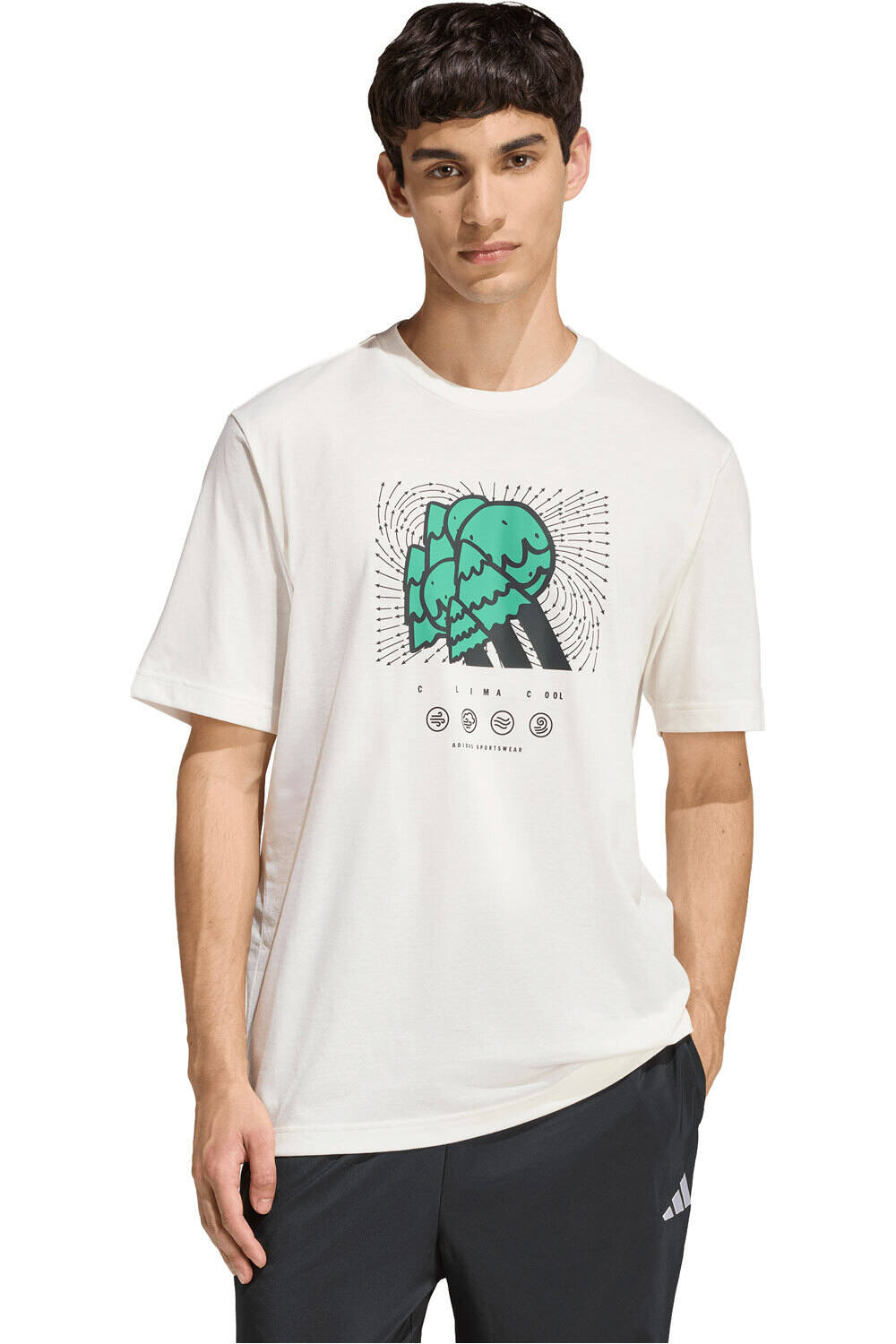 adidas camiseta manga corta hombre CITY TECH vista frontal