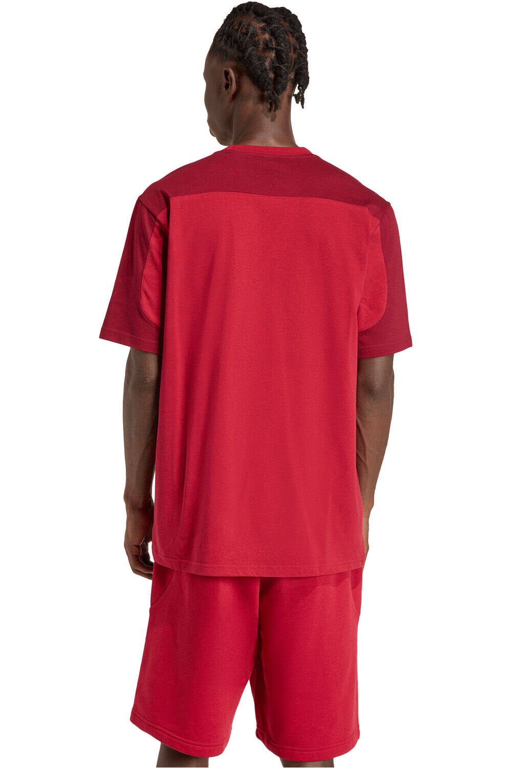 adidas camiseta manga corta hombre COLLEGE vista trasera