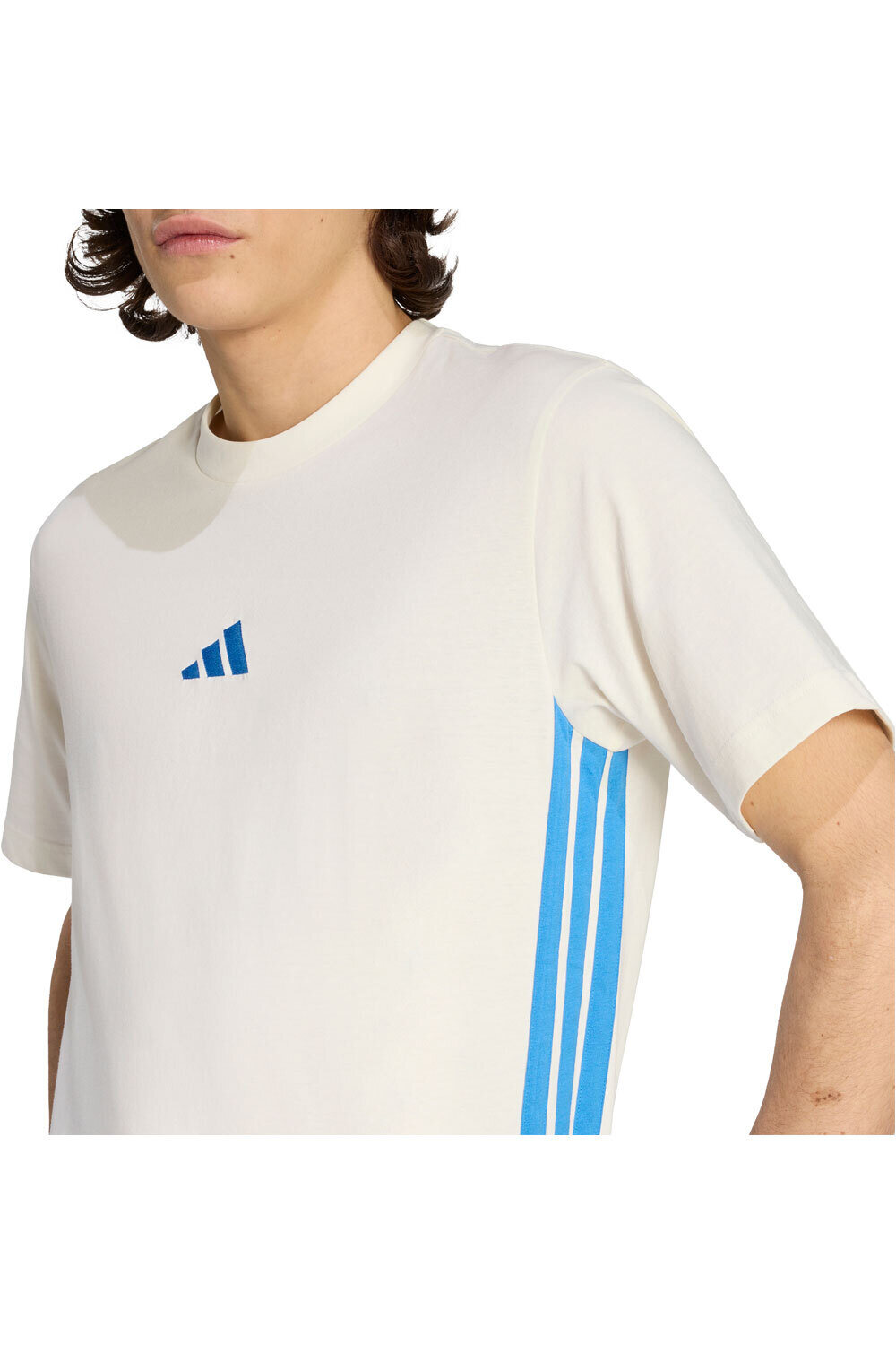 adidas camiseta manga corta hombre ESSENTIALS 3 STRIPES 03