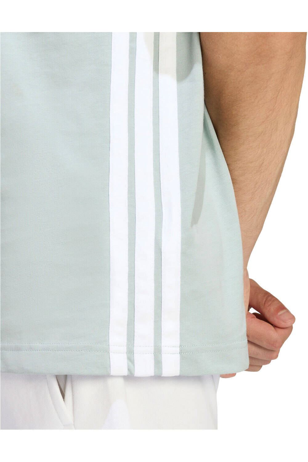 adidas camiseta manga corta hombre ESSENTIALS 3 STRIPES 03