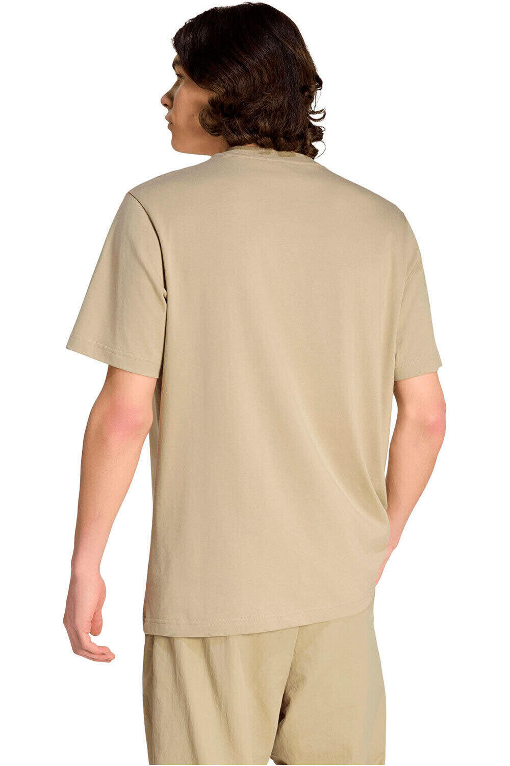 adidas camiseta manga corta hombre ESSENTIALS LINEAR SINGLE JERSEY vista trasera