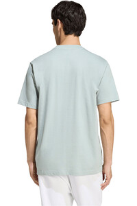 adidas camiseta manga corta hombre ESSENTIALS SMALL LOGO SINGLE JERSEY vista trasera