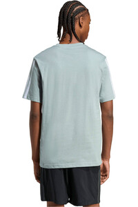 adidas camiseta manga corta hombre ESSENTIALS THREE STRIPES vista trasera