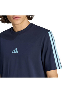 adidas camiseta manga corta hombre ESSENTIALS TRES RAYAS vista detalle