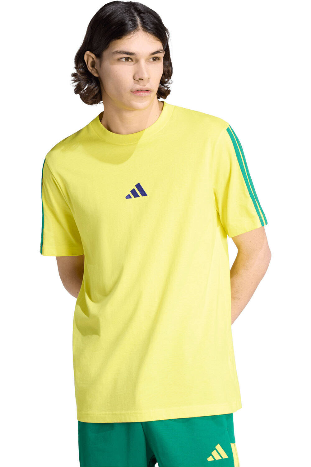 adidas camiseta manga corta hombre ESSENTIALS vista frontal