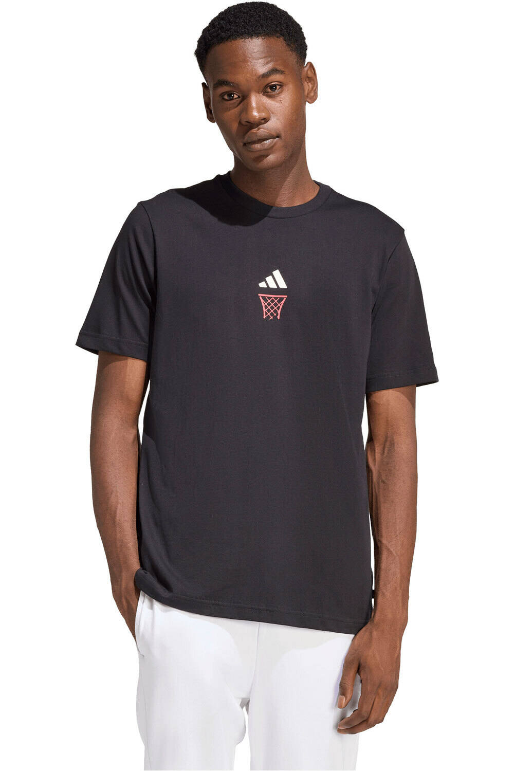 adidas camiseta manga corta hombre ESTAMPADA ANX HOOP vista frontal