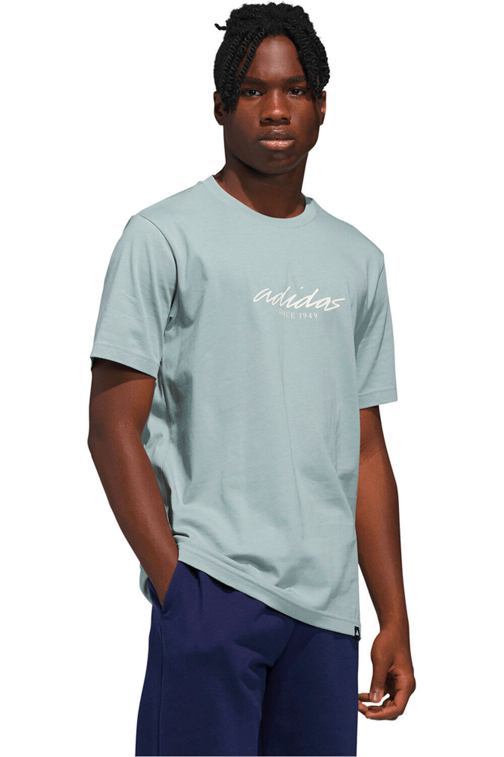 adidas camiseta manga corta hombre ESTAMPADA COLOR CONNECT vista frontal