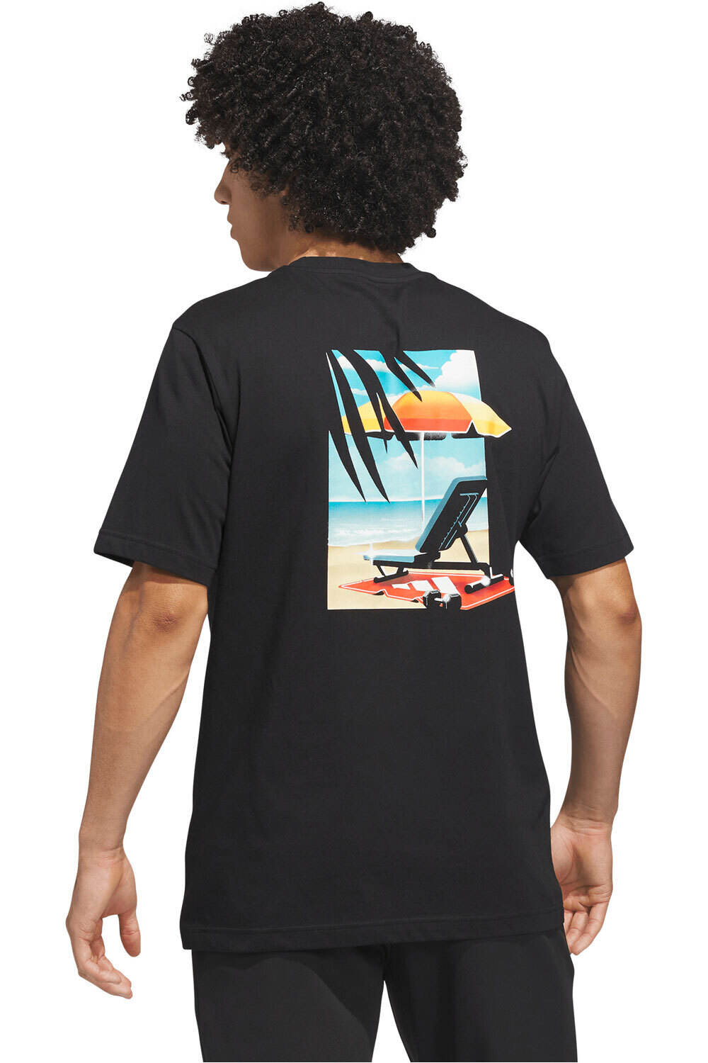 adidas camiseta manga corta hombre ESTAMPADA EVERYDAY GETAWAY vista trasera