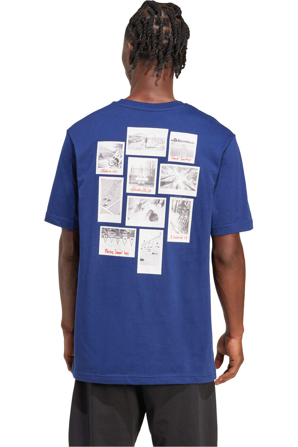 adidas camiseta manga corta hombre ESTAMPADA MEMORIES OF SPORT GALLERY vista trasera