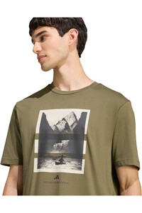 adidas camiseta manga corta hombre ESTAMPADA OUTDOOR KAYAKING vista detalle