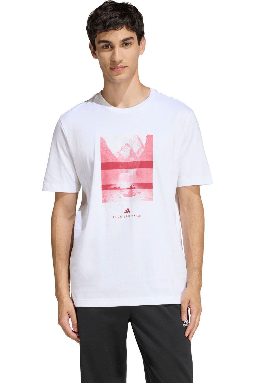 adidas camiseta manga corta hombre ESTAMPADA OUTDOOR KAYAKING vista frontal