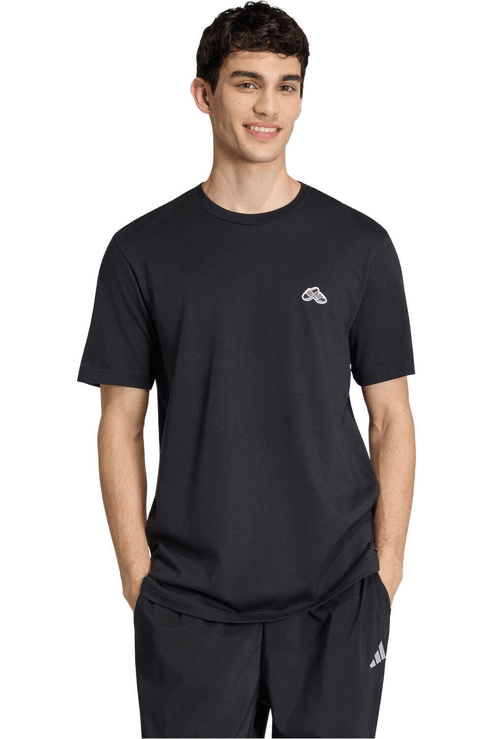 adidas camiseta manga corta hombre ESTAMPADA SUMMER SLIDES SPORT vista frontal