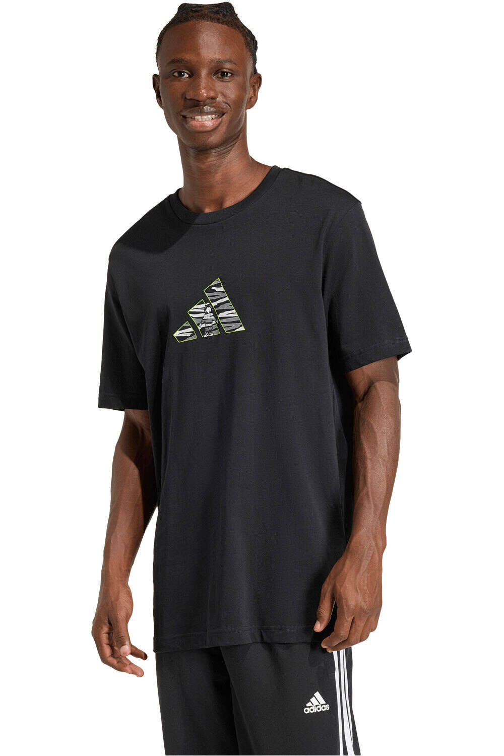 adidas camiseta manga corta hombre ESTAMPADO DE CAMUFLAJE EXPLORER vista frontal
