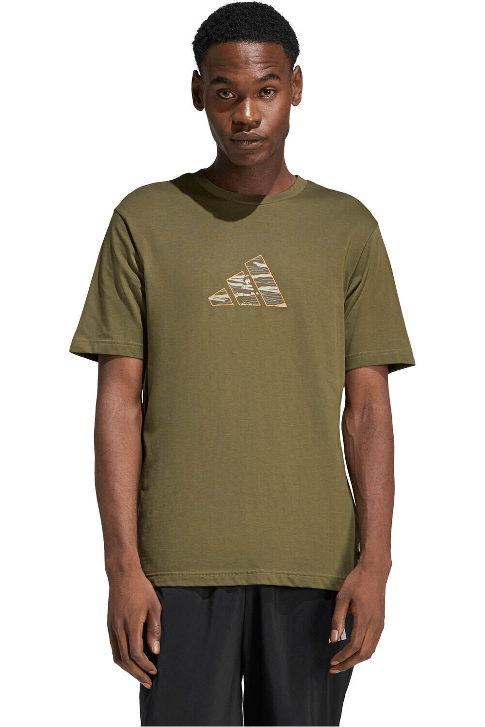 adidas camiseta manga corta hombre ESTAMPADO DE CAMUFLAJE EXPLORER vista frontal