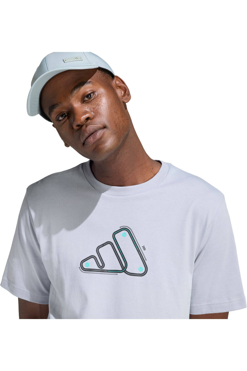 adidas camiseta manga corta hombre GRFICA PISTA DE DEPORTES DE MOTOR vista detalle