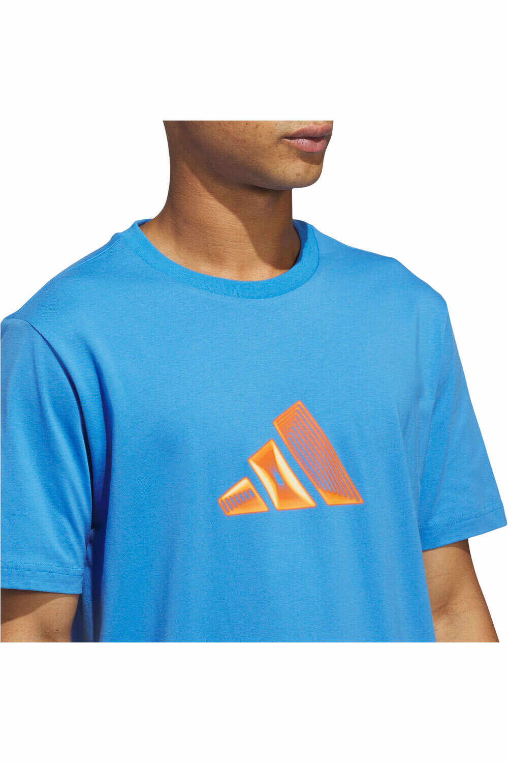 adidas camiseta manga corta hombre GRFICO DE 3 BARRAS vista detalle