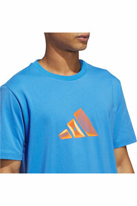 adidas camiseta manga corta hombre GRFICO DE 3 BARRAS vista detalle