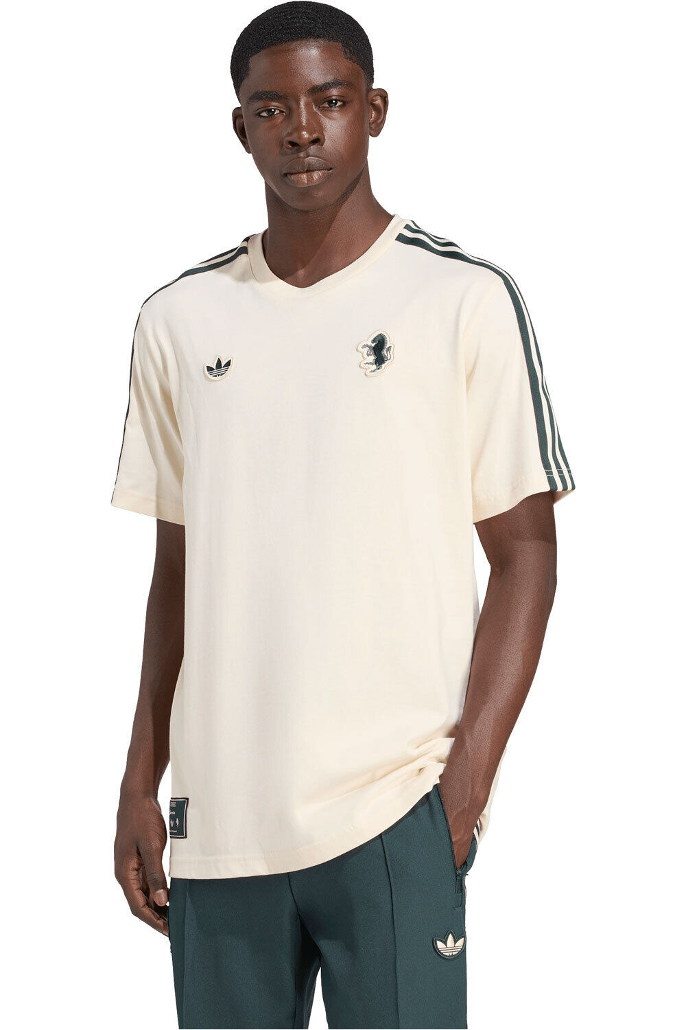 adidas camiseta manga corta hombre JUVE ICON TEE vista frontal